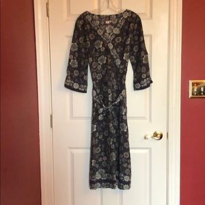 Isabella Bird Floral Silk Dress